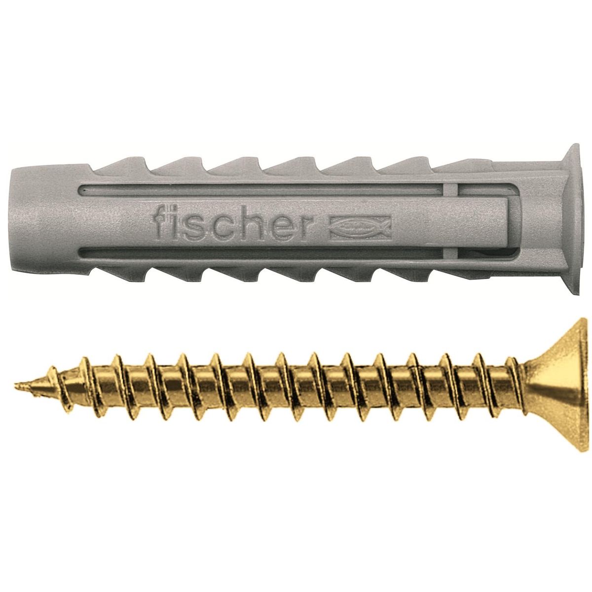 FISCHER - Tarugo multiuso sx10+tornillo 4 unidades