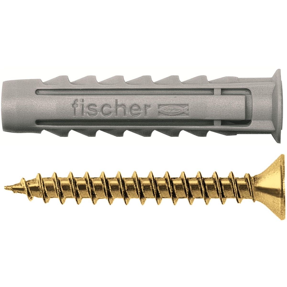FISCHER - Tarugo multiuso sx10+tornillo 10 unidades