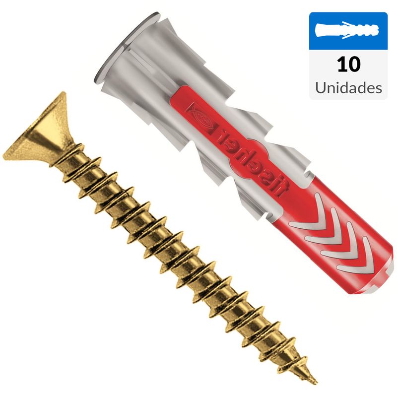 FISCHER - Tarugo universal duopower 8+torn 10 unidades