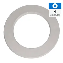 GOMAHOGAR - Golilla plana caucho sintético 2" 4 unidades
