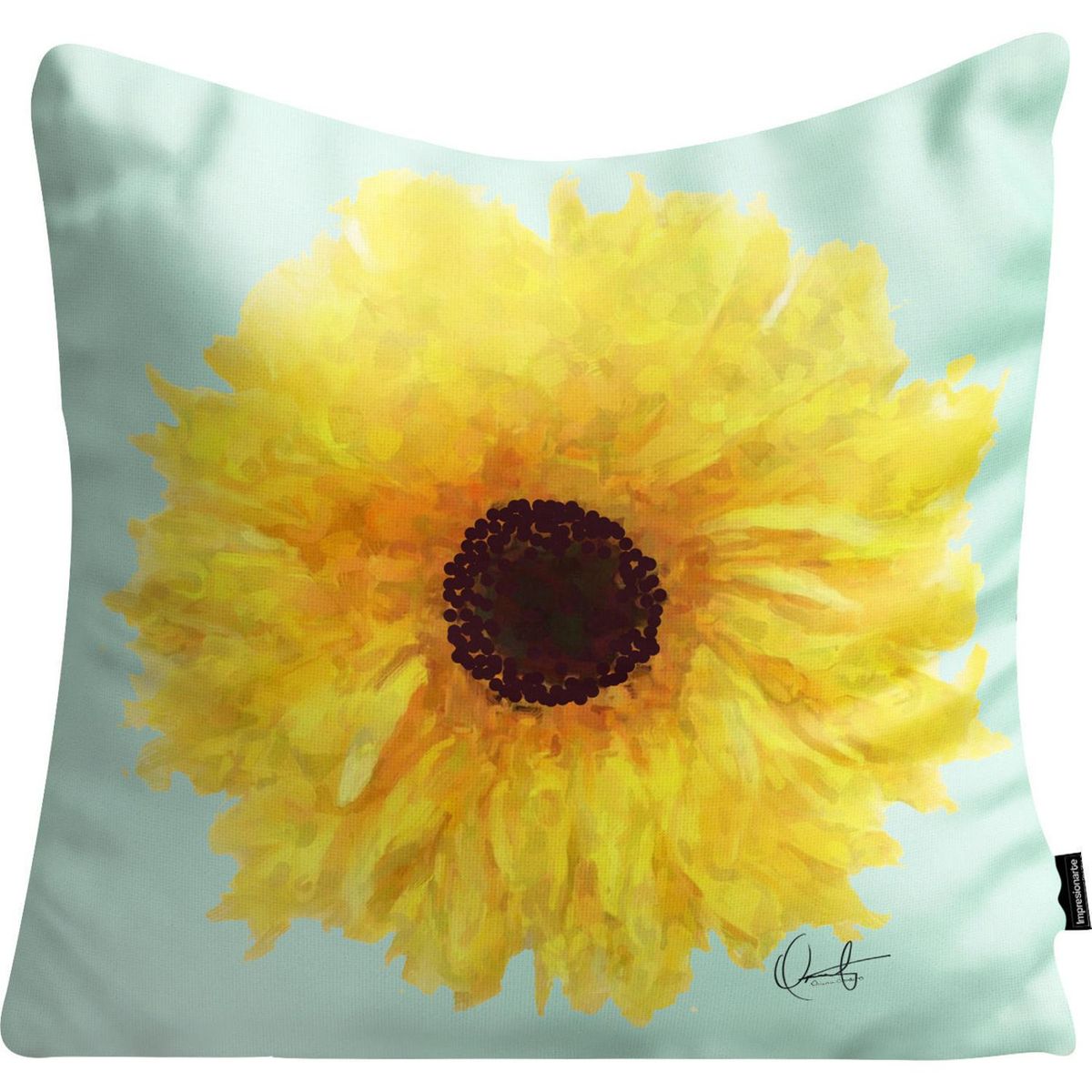 IMPRESIONARTE - Cojín de piso Sol Artista de EEUU 100x100 xm