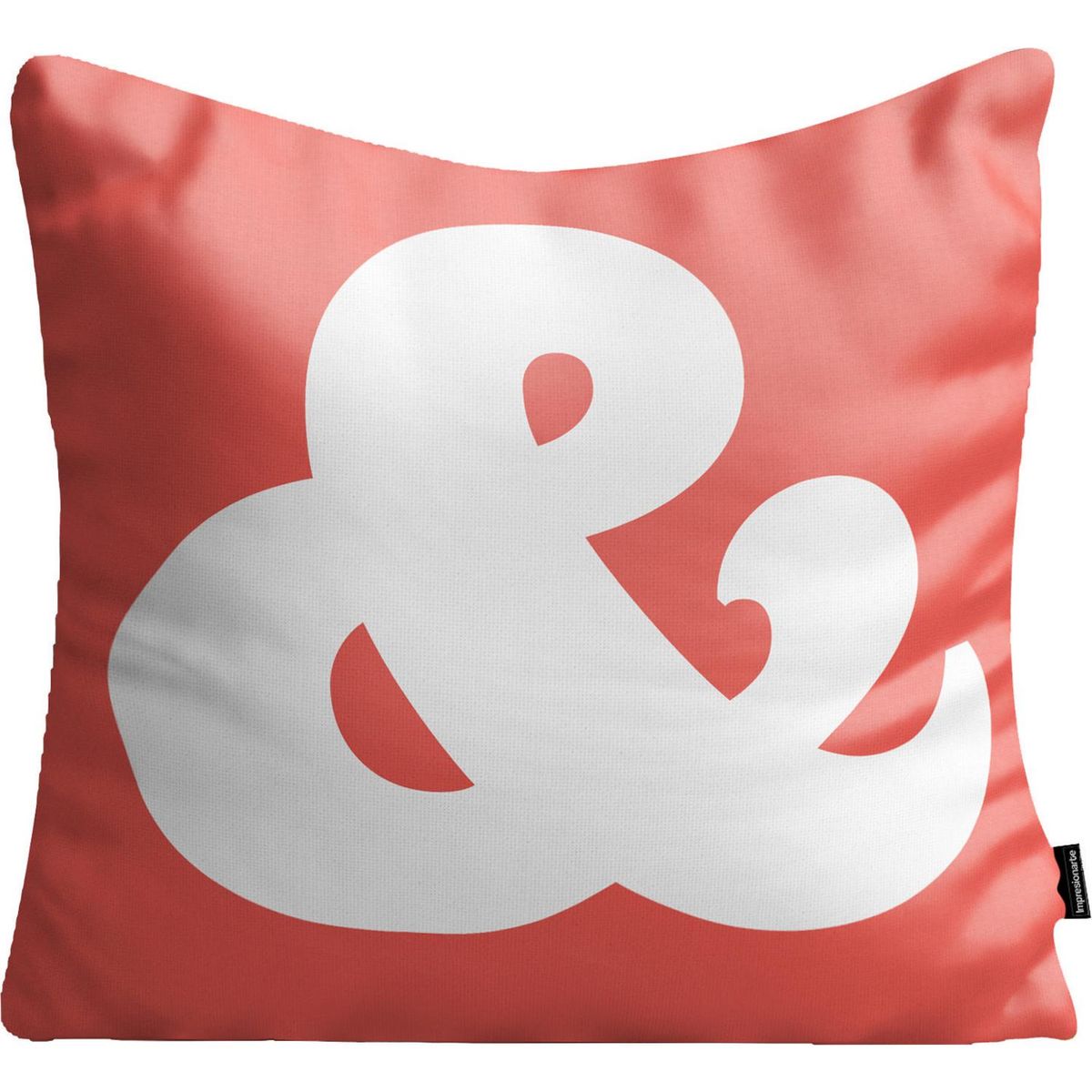 IMPRESIONARTE - Cojín de piso Ampersand Saracen Artista de Chile 100x100 cm