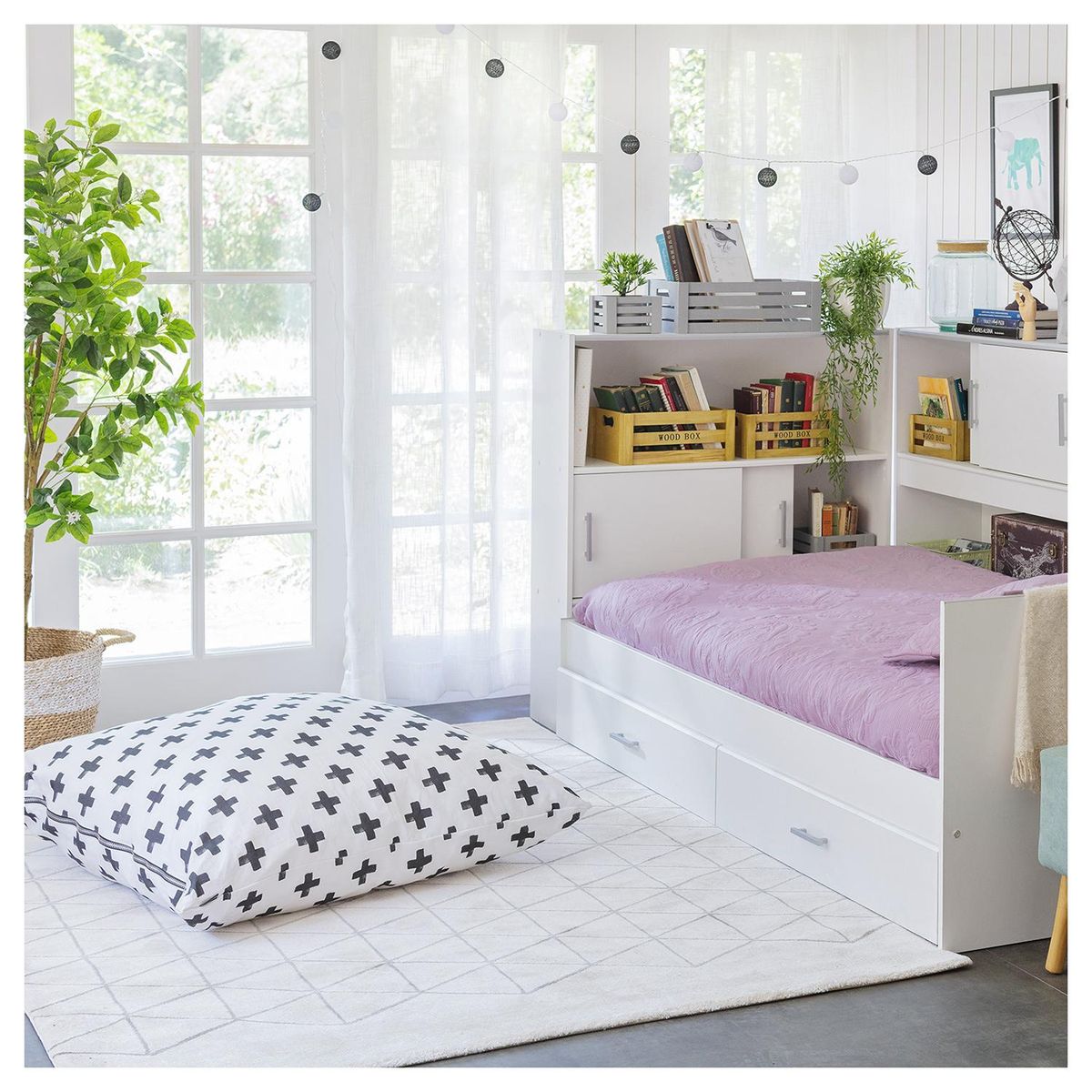 IMPRESIONARTE - Cojín de piso HBO Artista de EEUU 100x100 cm