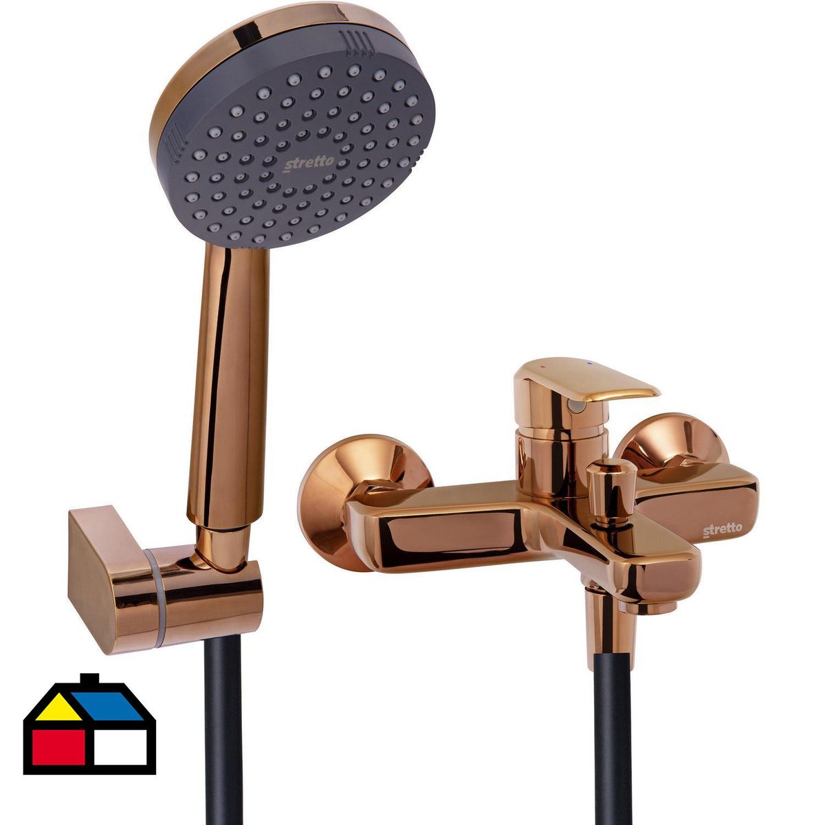 STRETTO - Monomando Tina Ducha Marsella Cobre Láscar