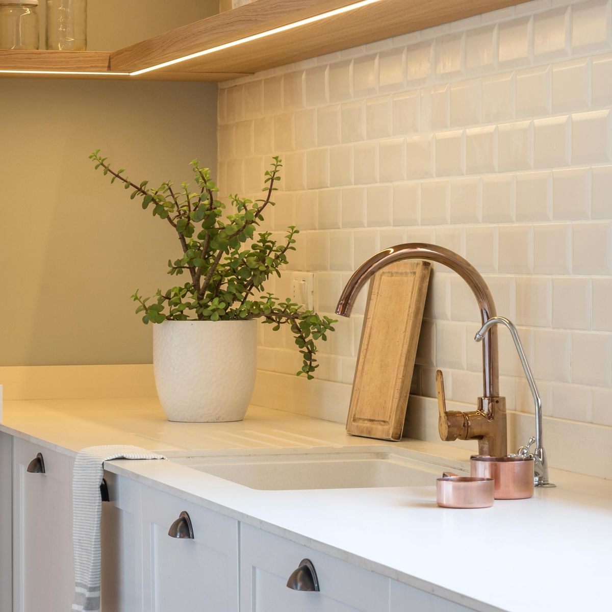 STRETTO - Monomando para Lavaplatos Arona Cobre Láscar