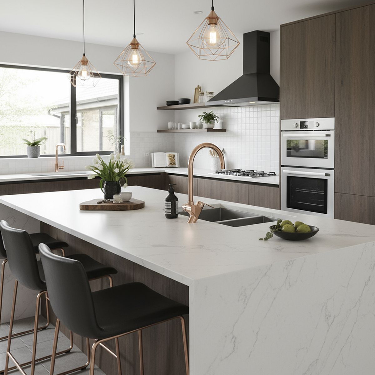 STRETTO - Monomando para Lavaplatos Marsella Cobre Láscar