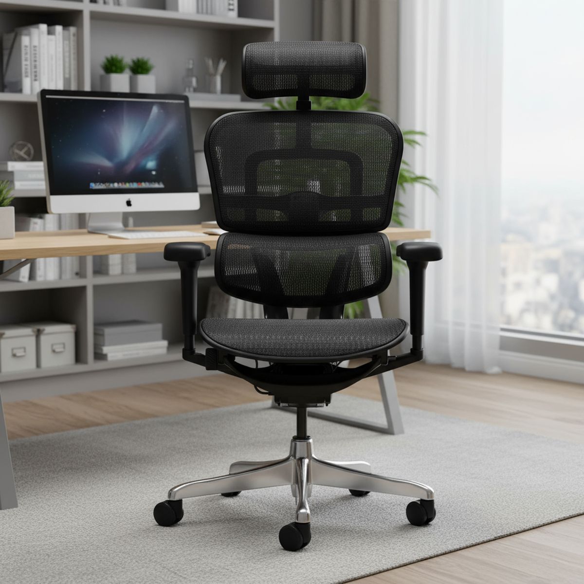 ONE SIT - Silla Escritorio Ergohuman Ultra Malla Negro