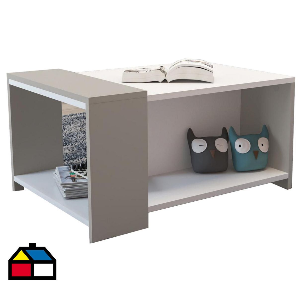 HOME GREEN - Mesa de centro 60x91x37 cm