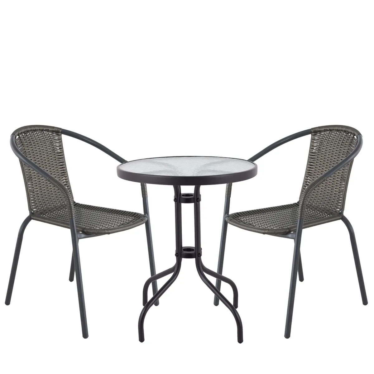  - Combo Juego de balcón 2 personas negro