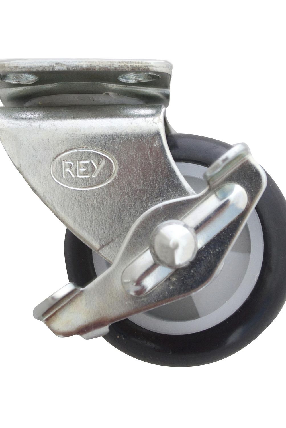 REY - Rueda cama con base Gris/negro