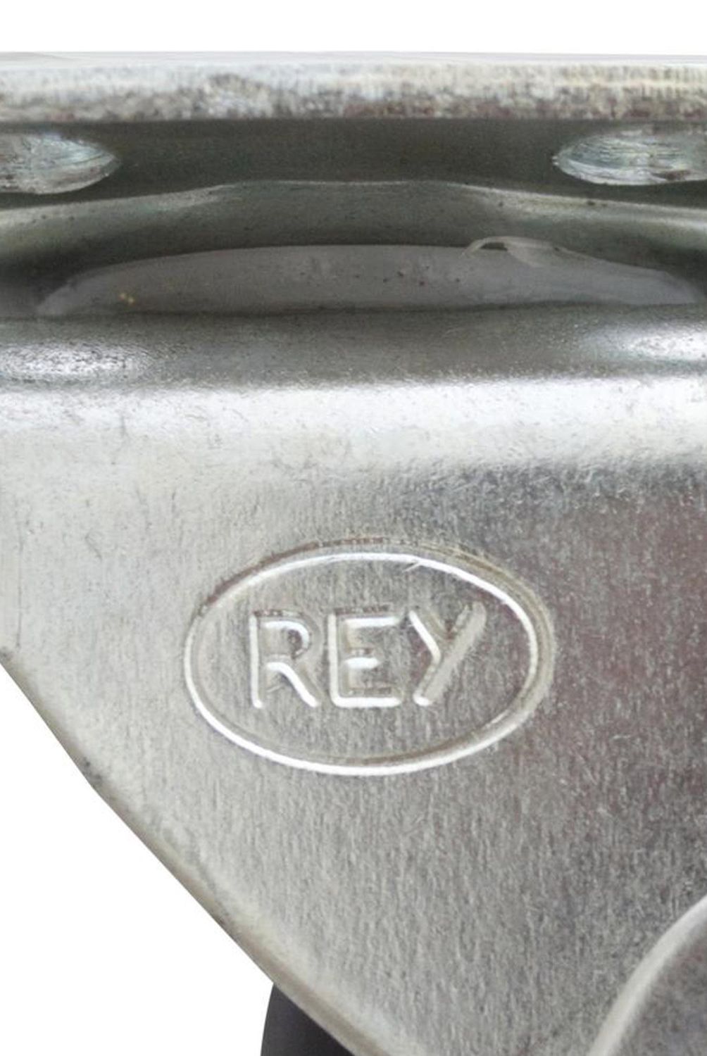 REY - Rueda cama con base Gris/negro