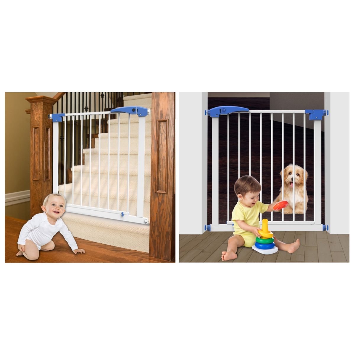 Reja de seguridad para escalera 74x74x32 cm, marca KIDSCOOL - Foto 2