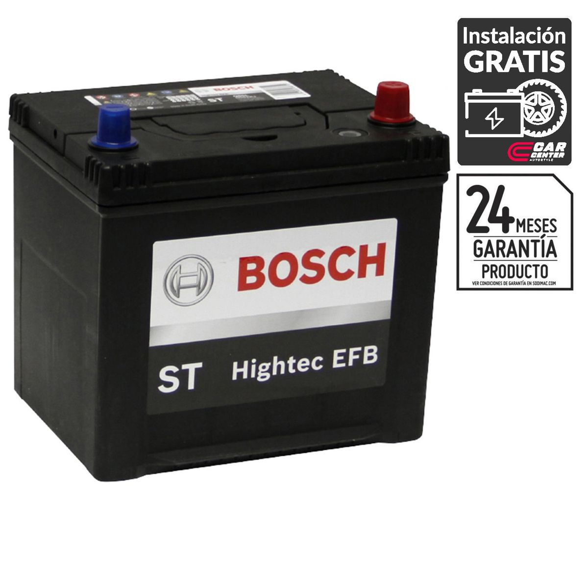 BOSCH - Batería de Auto 65 Ah Positivo Derecho 560 CCA