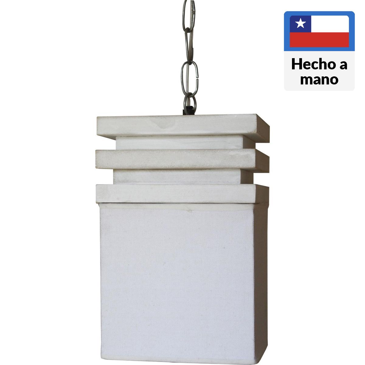 CAROLD STEVENS - Lámpara Colgante Sima Madera Blanco