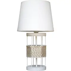 CAROLD STEVENS - Lámpara de Velador Vel Jau Blanco 60 W 25x42 cm