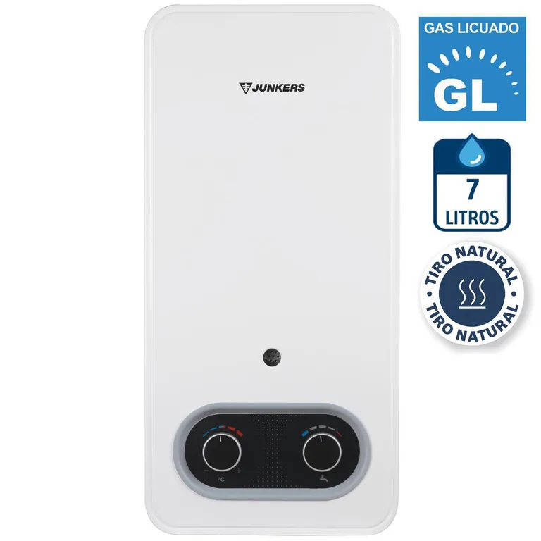 Calefont 7 Litros Gas Licuado Tiro Natural Ionizado