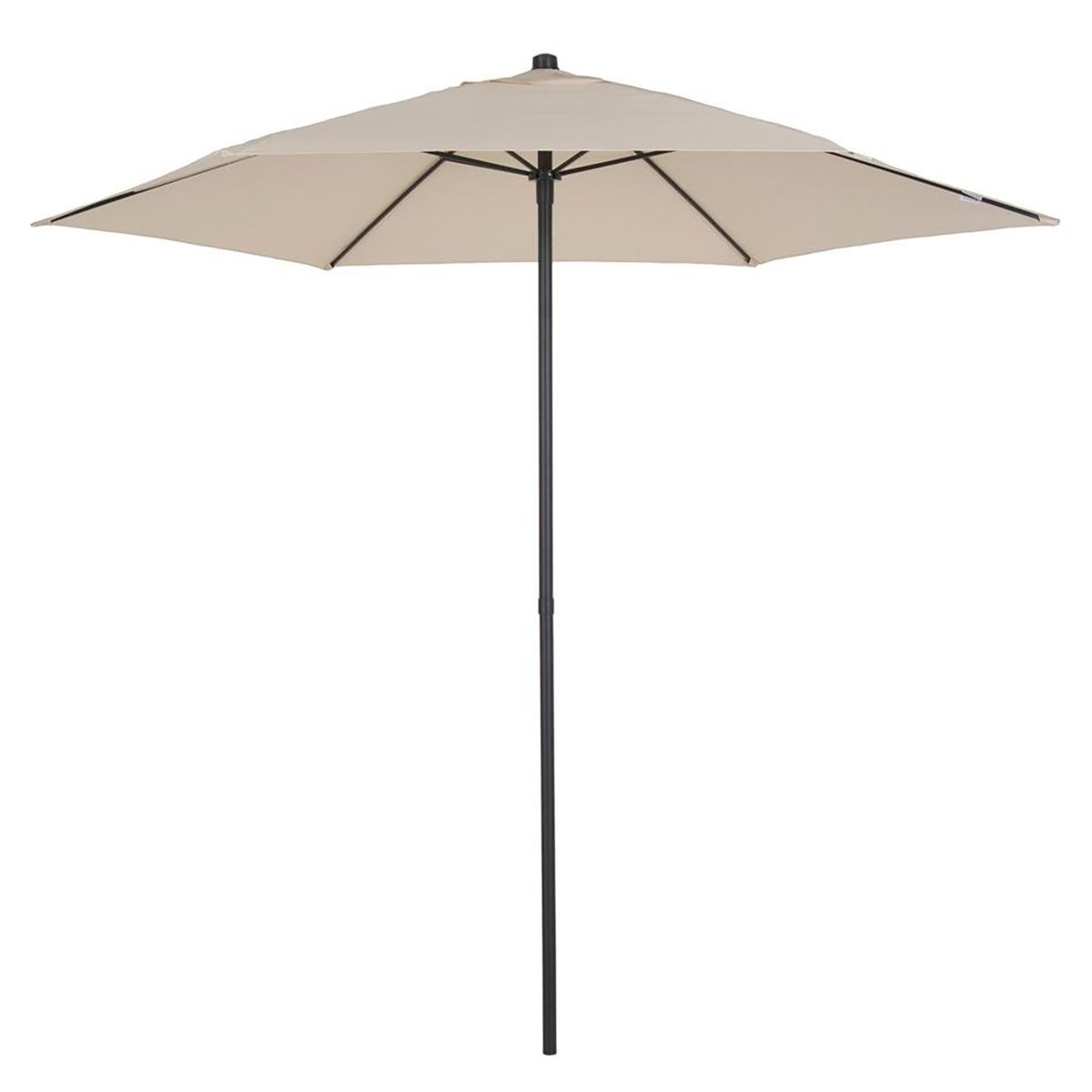 JUST HOME COLLECTION - Quitasol Push Up con Filtro UV Metal 2.3x2.15 metros Natural