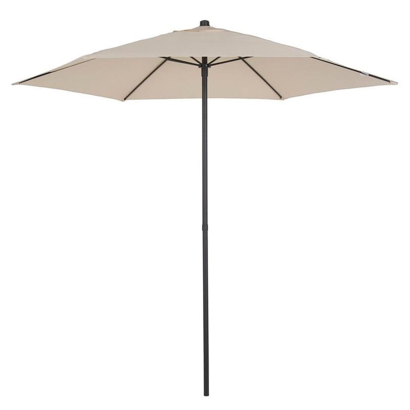 JUST HOME COLLECTION - Quitasol Push Up con Filtro UV Metal 2.3x2.15 metros Natural