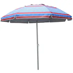 JUST HOME COLLECTION - Quitasol Playa Aluminio 2x2.05 metros Multicolor