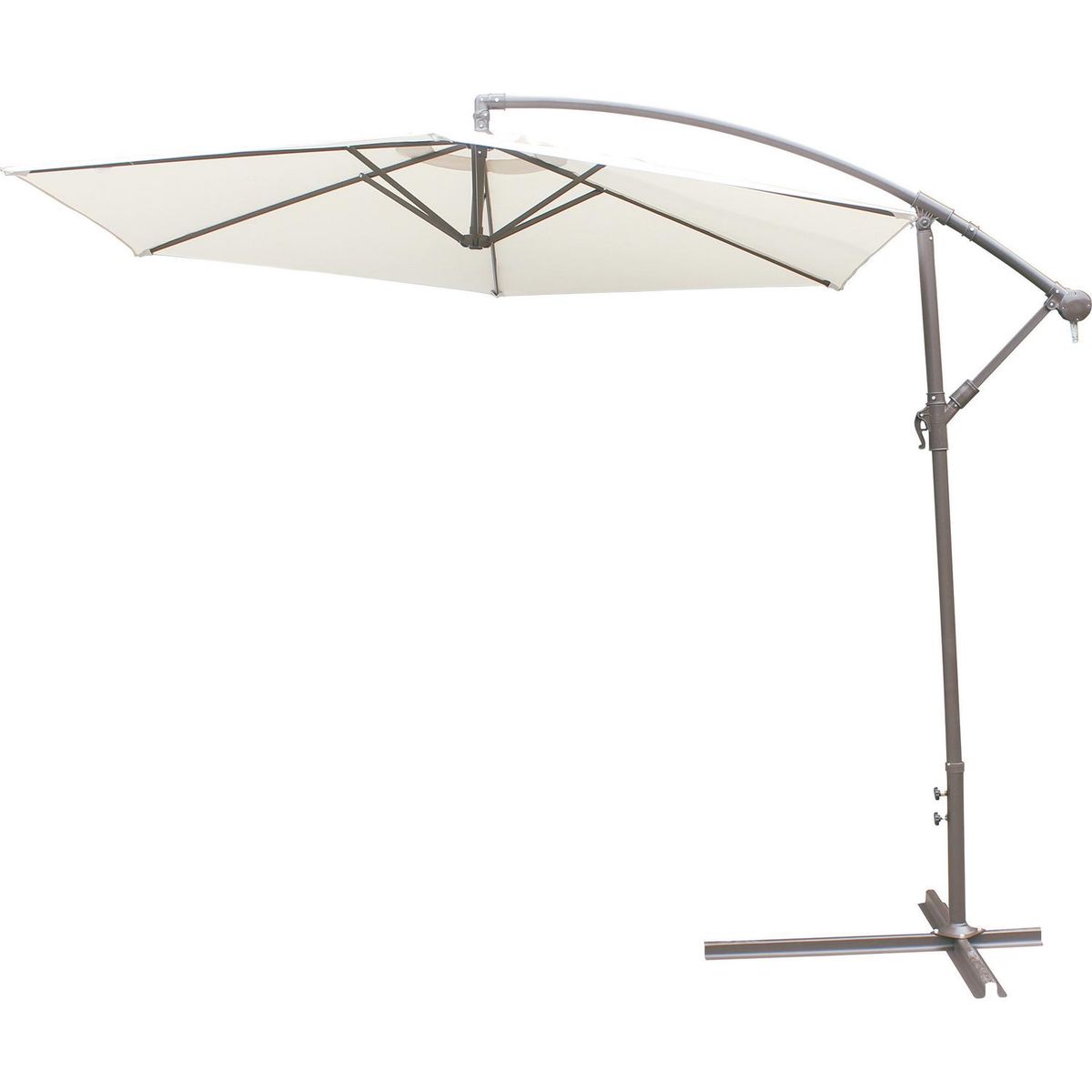 JUST HOME COLLECTION - Quitasol Lateral Metal 2.7x2.45 metros Natural