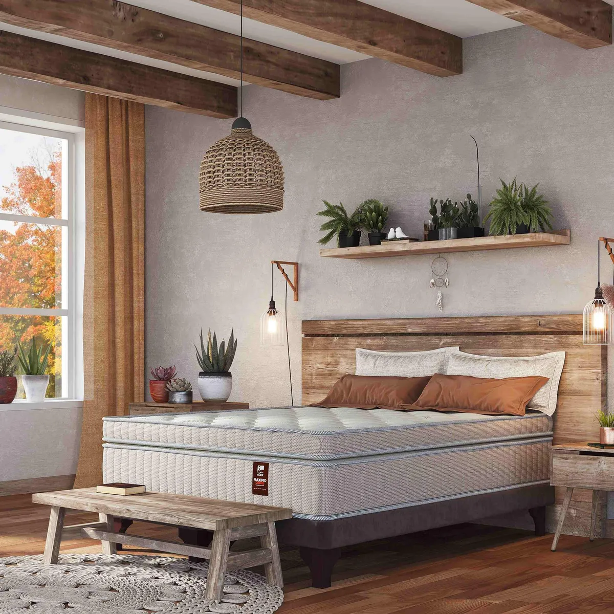 FLEX - Colchón Máximo Cobre King 180x200 cm