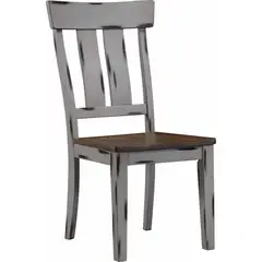 GRUPO LINK - Silla Rustica Café/Gris 101x53x50 cm