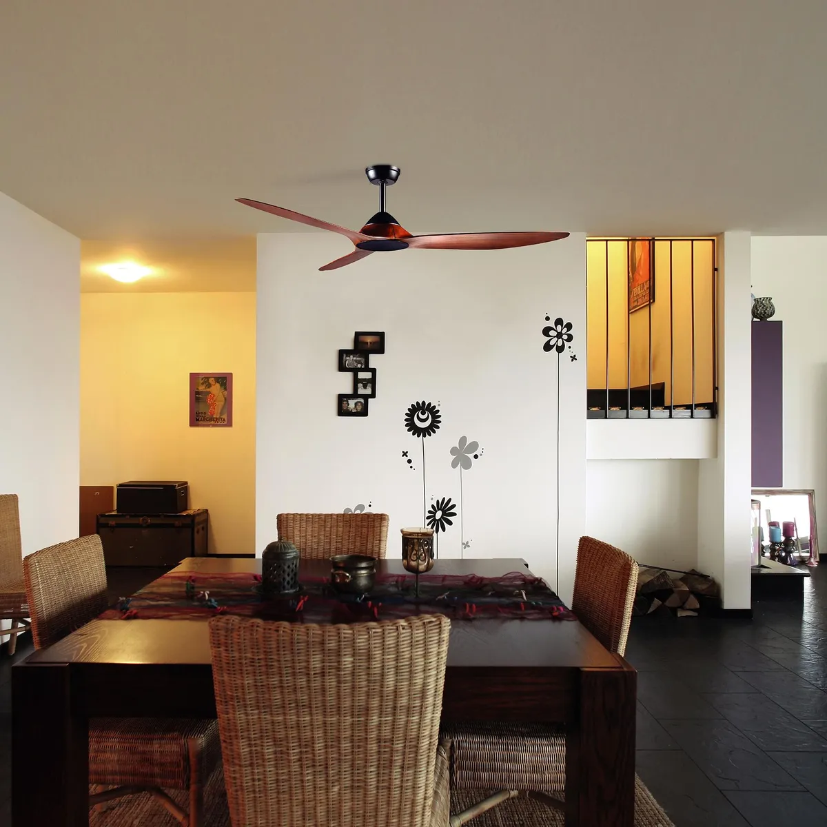 JUST HOME COLLECTION - Ventilador de Techo Horatio 3 aspas