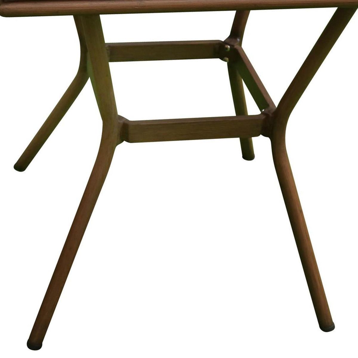 GRUPO LINK - Mesa de Coffe Cuadrada Metal 70x74x70 cm Café