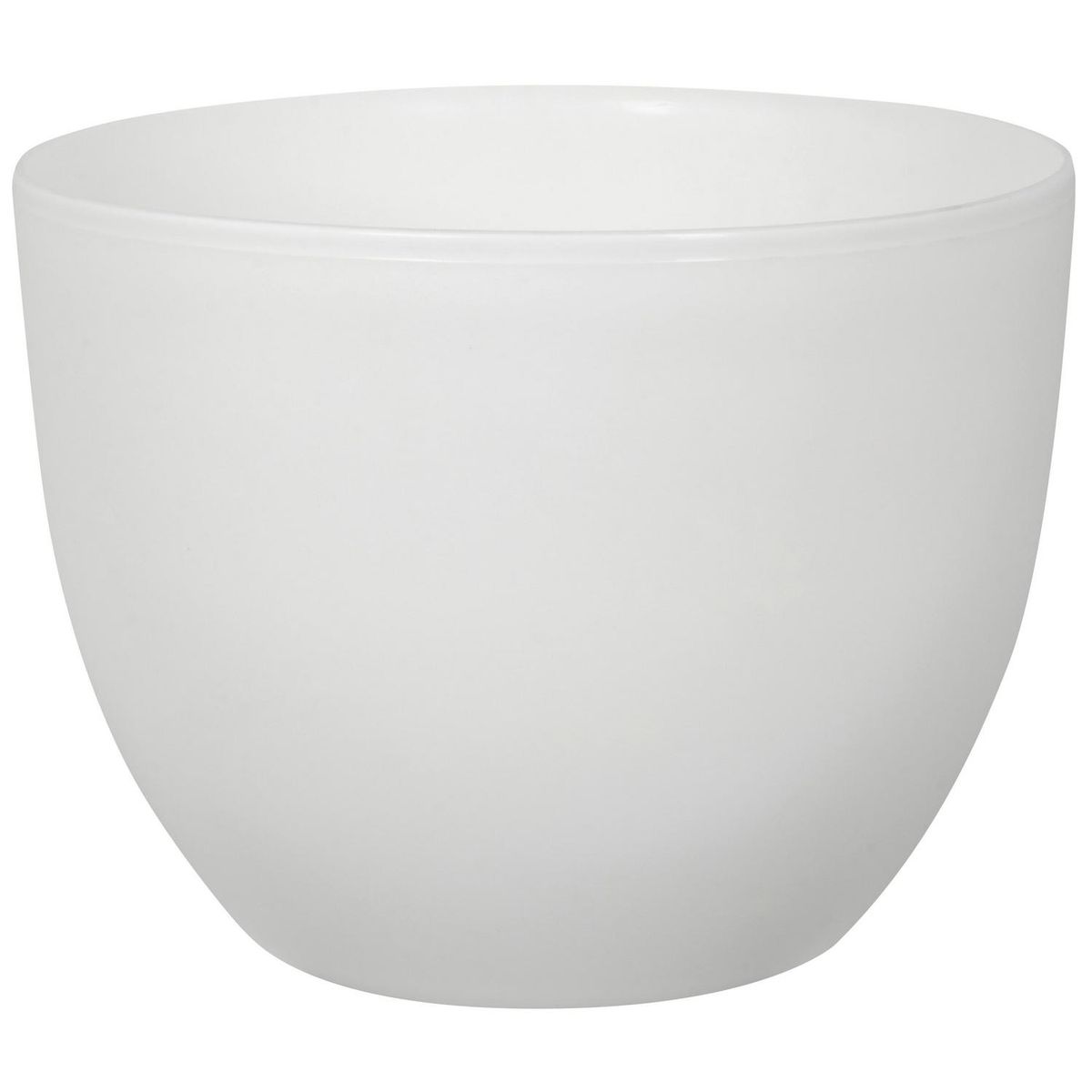 JUST HOME COLLECTION - Macetero Siena de Plástico 40x40 cm Blanco