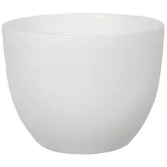 JUST HOME COLLECTION - Macetero de plástico 40 cm blanco