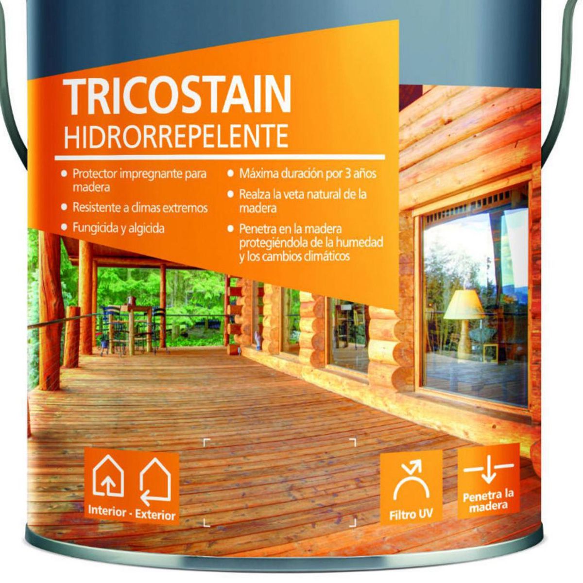 TRICOLOR -  1 galón(es) Mate Roble