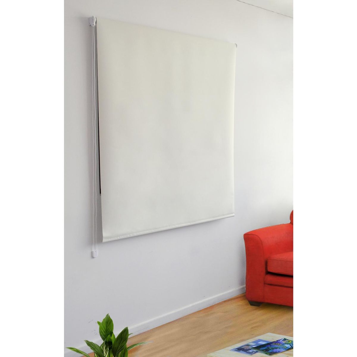 HOMY - Cortina Roller Black Out Marfil