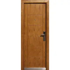 HOLZTEK - Puerta Exterior Acero 86x205 cm Seguridad Izq Natural