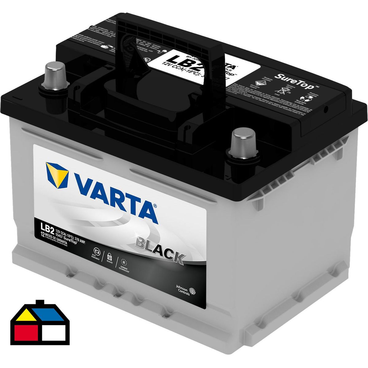 VARTA - Batería 55 Ah Positivo Derecho 370 CCA