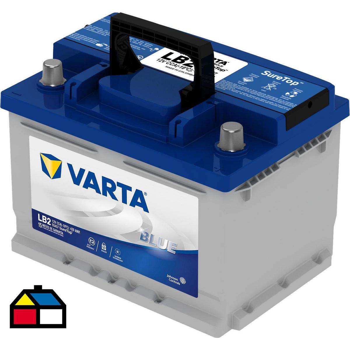 VARTA - Batería 55 Ah Positivo Derecho 420 CCA