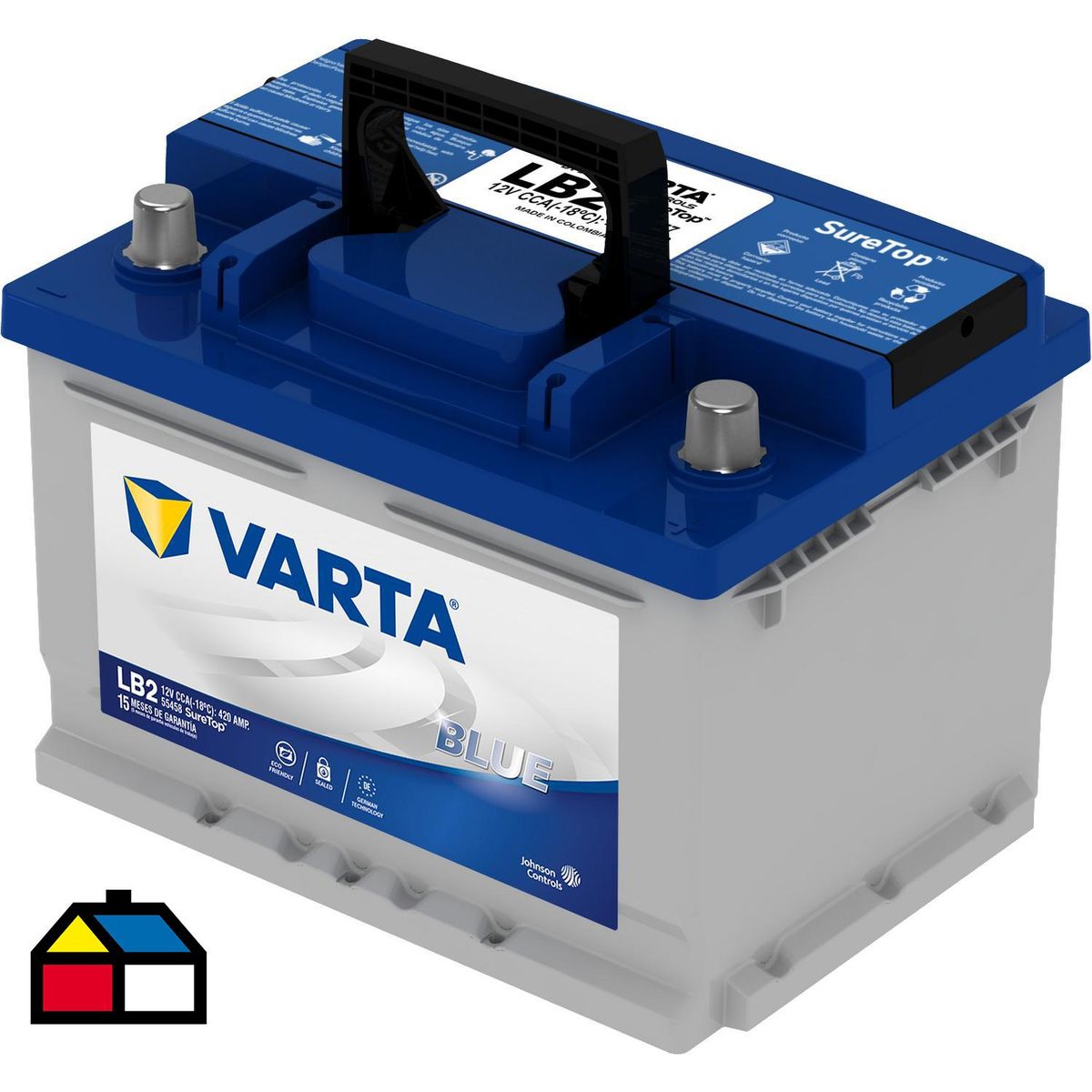VARTA - Batería 55 Ah Positivo Izquierdo 420 CCA