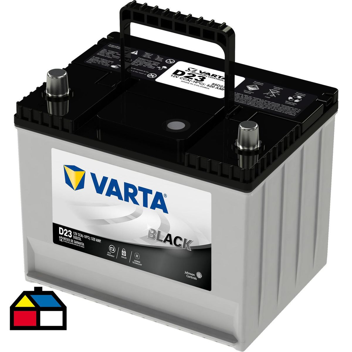 VARTA - Batería 60 Ah Positivo Derecho 520 CCA