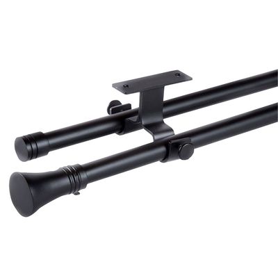 Imagen 2 del producto Set de Barra Doble 6/19 mm extensible 120-210 cm Cónico Negro