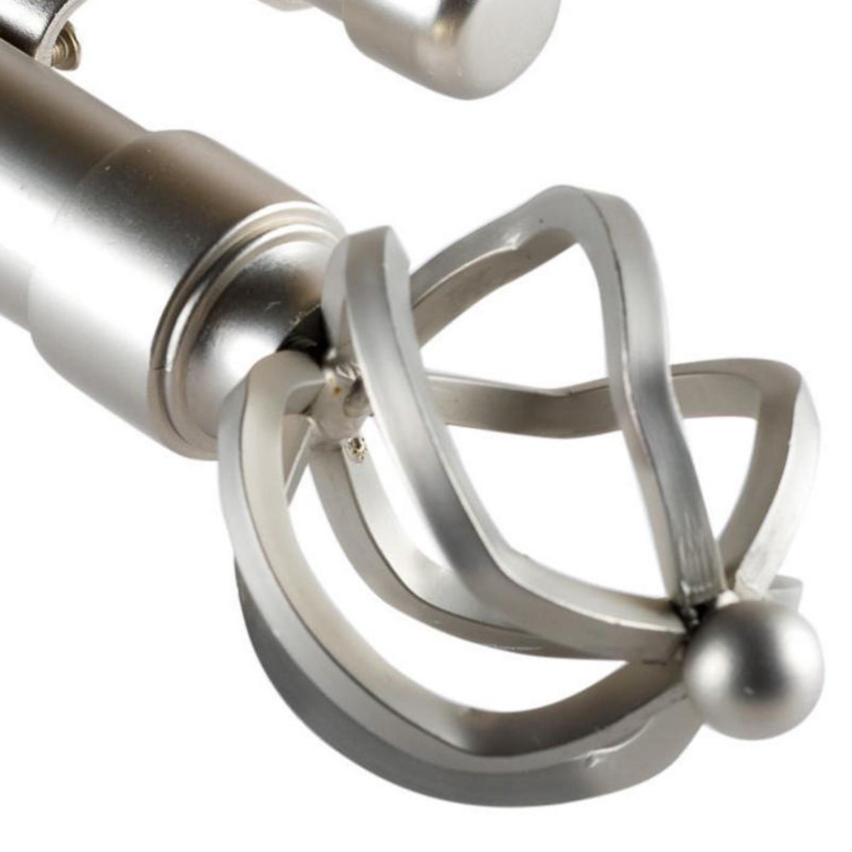 JUST HOME COLLECTION - Set de Barra Doble 19/28 mm 150 cm Bola Satín