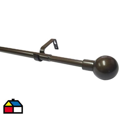 Set de Barra Simple 16/19 mm extensible 120-210 cm Bola Caf