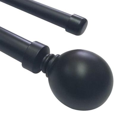 Imagen 2 del producto Set de Barra Doble 19/28 mm 200 cm Bola Acero Negro