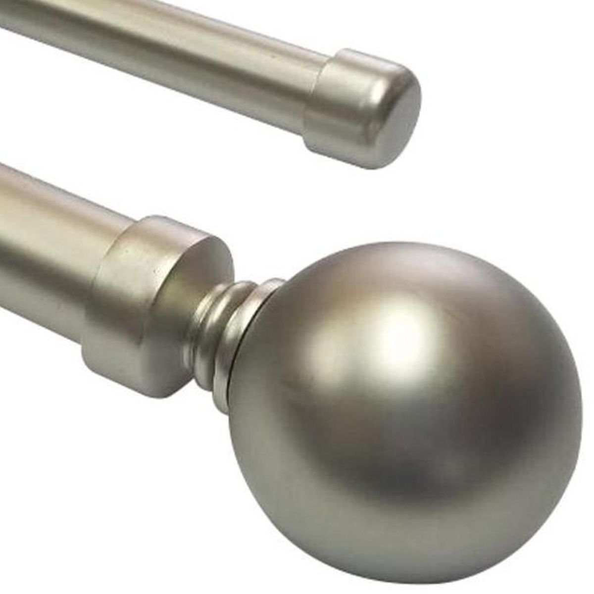 JUST HOME COLLECTION - Set de Barra Doble 19/28 mm 200 cm Bola Satín.