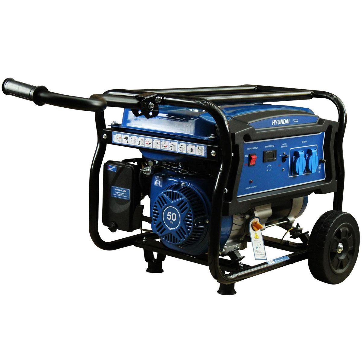 HYUNDAI - Generador Eléctrico a Gasolina Partida Manual 2800 W 15 l