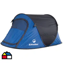 KLIMBER - Carpa Camping Pop Up 2 Personas Azul