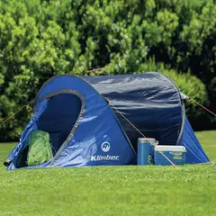 KLIMBER - Carpa Camping Pop Up 2 Personas Azul