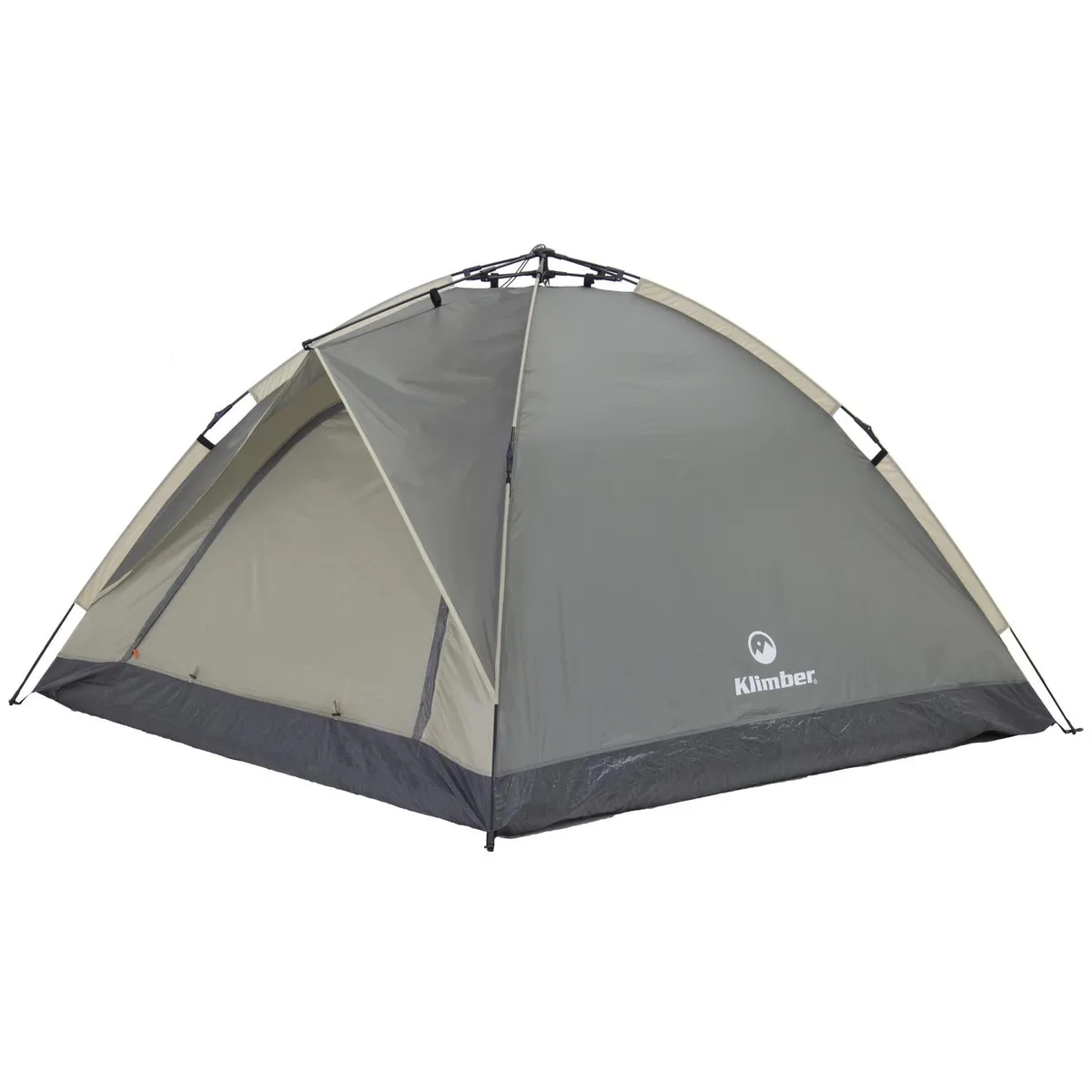 KLIMBER - Carpa Camping Armado Automático 4 Personas Taupe/gris