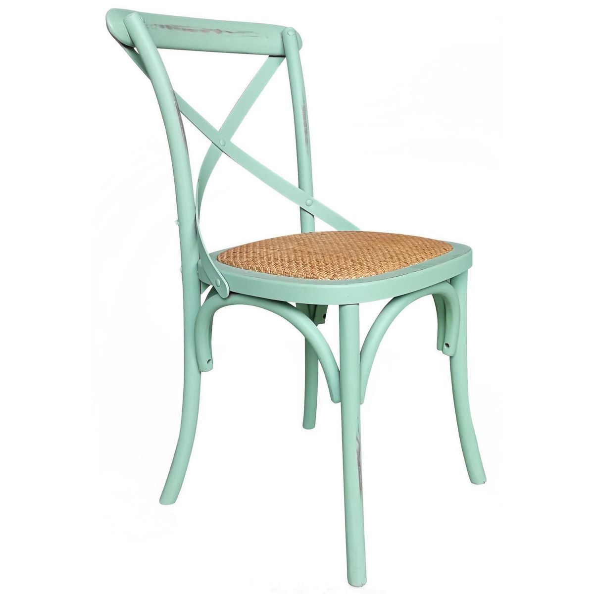GRUPO LINK - Silla Vintage Menta 87.5x50x42 cm