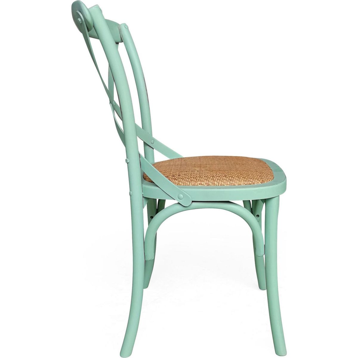 GRUPO LINK - Silla Vintage Menta 87.5x50x42 cm