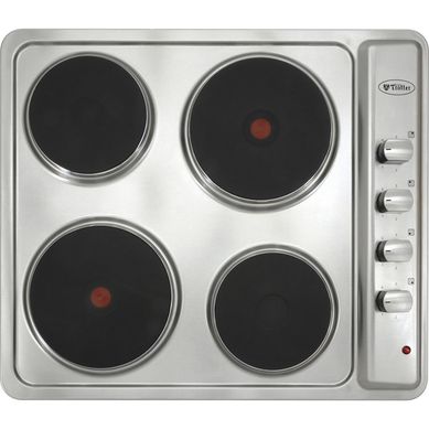 Encimera elctrica 4 quemadores gris