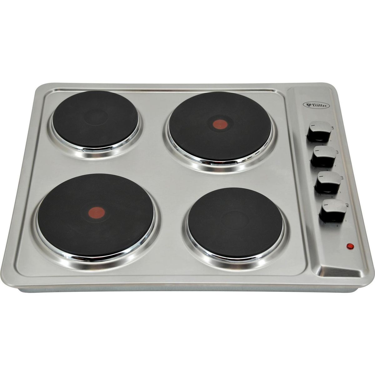 ALBIN TROTTER - Encimera Eléctrica 4 Platos Gris Strom